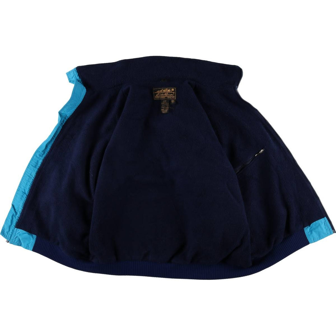 Vintage 80s-90'S Eddie Bauer padded nylon jacket, Made in USA, Women's XL Nylon Blue type light blue Vintage Second Hand