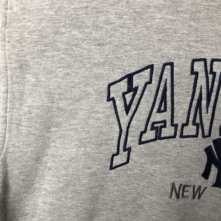 00'S PUMA MLB NEW YORK YANKEES New York Yankees sweatshirt pullover hoodie, men's size M cotton gray type Vintage Second Hand