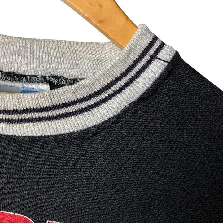 Vintage 90'S Artex NBA Chicago Bulls print sweatshirt, size L, men's cotton black type Vintage Second Hand