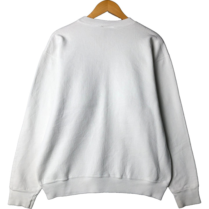 Vintage 90'S Oneta David Wenzel Art Print Sweatshirt, Made in USA, Men's Size L polyester white type Vintage Second Hand