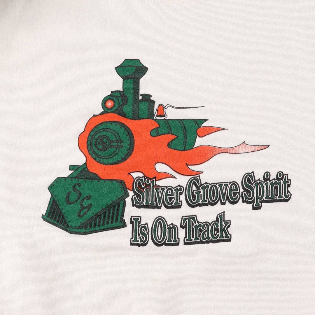 Vintage 90'S Fruit of the Loom Heavy Cotton Print Sweatshirt, Made in USA, Men's Size XL cotton white type Vintage Second Hand