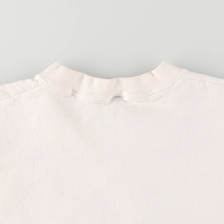 Vintage 90'S Fruit of the Loom Heavy Cotton Print Sweatshirt, Made in USA, Men's Size XL cotton white type Vintage Second Hand