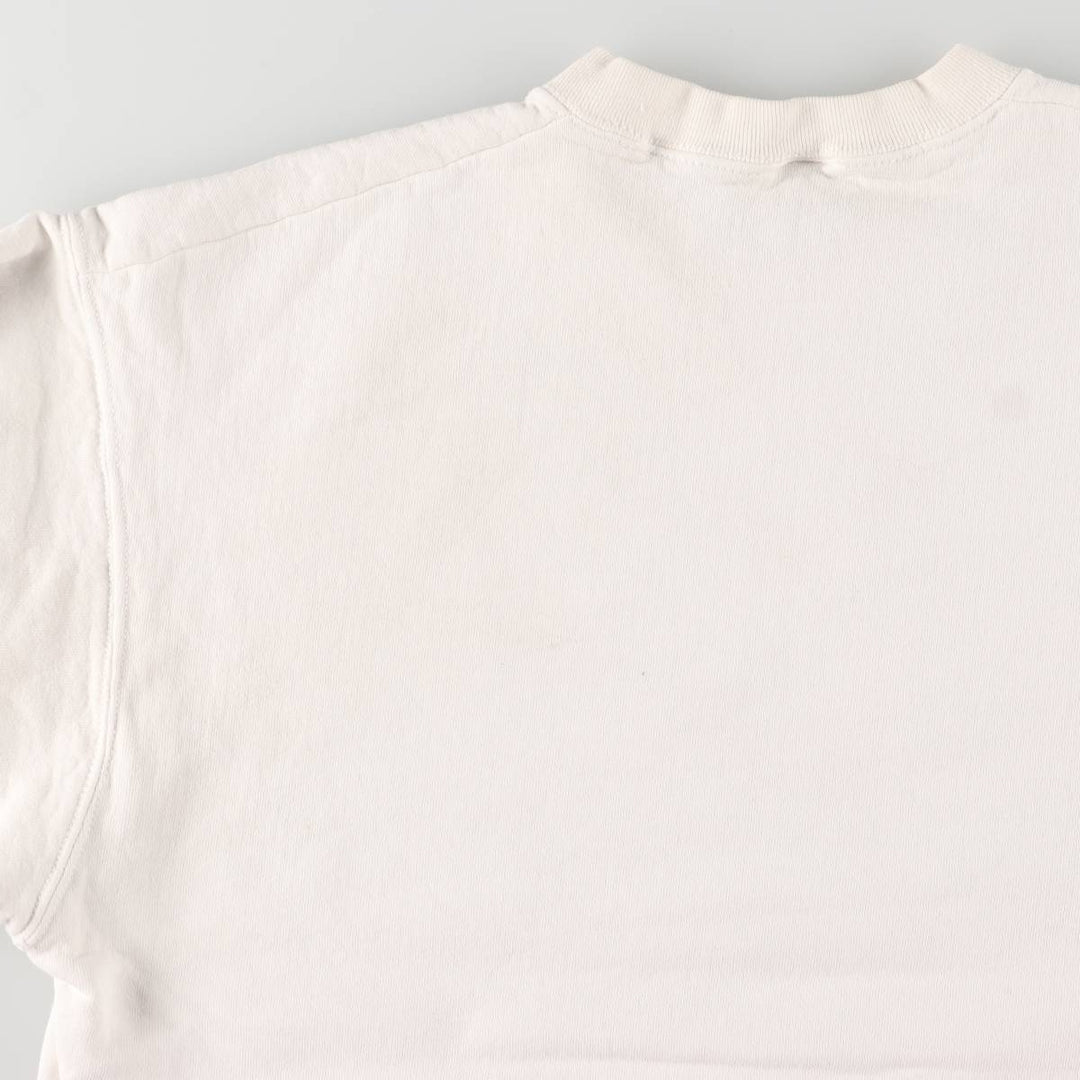 Vintage 90'S Fruit of the Loom Heavy Cotton Print Sweatshirt, Made in USA, Men's Size XL cotton white type Vintage Second Hand