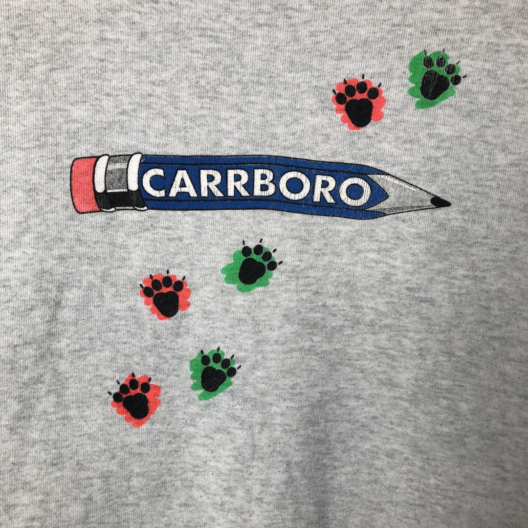 90'S Fruit of the Loom Heavy Print Sweatshirt, Made in USA, Men's XL, Vintage cotton gray type Vintage Second Hand