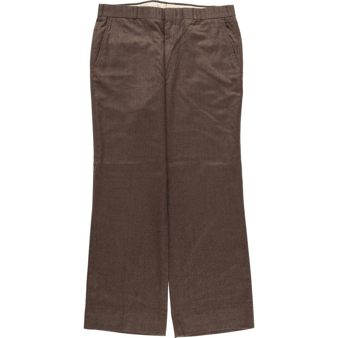 80'S JAYMAR Wool Pants Slacks Men's W33 Vintage wool brown type Vintage Second Hand