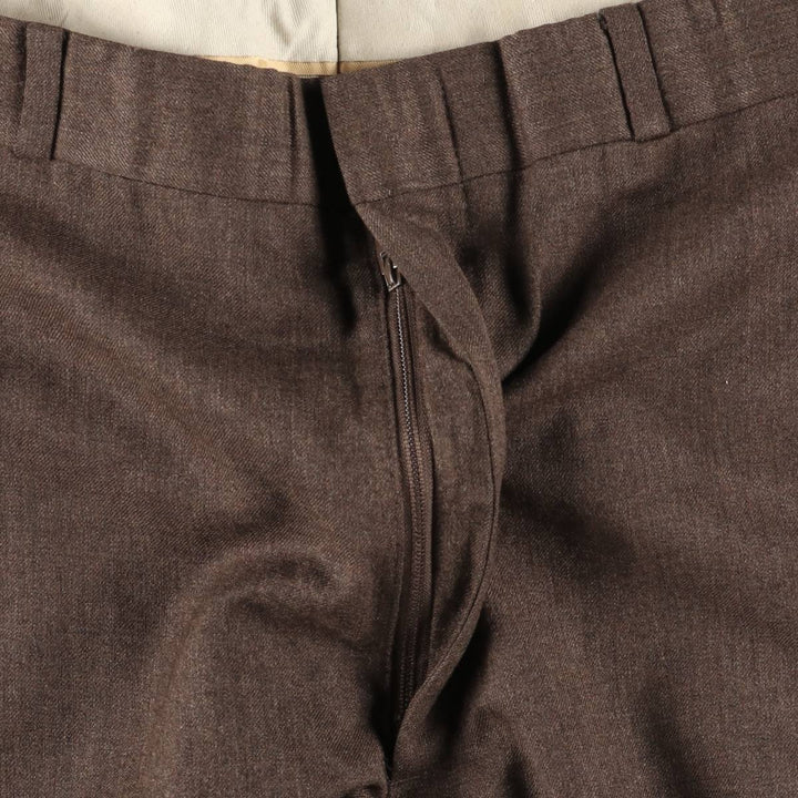80'S JAYMAR Wool Pants Slacks Men's W33 Vintage wool brown type Vintage Second Hand