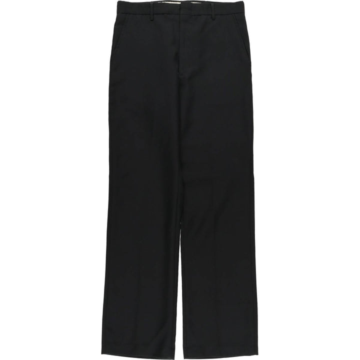 70'S BLAIR slacks pants made in USA, men's w30 equivalent, vintage unclear black type Vintage Second Hand