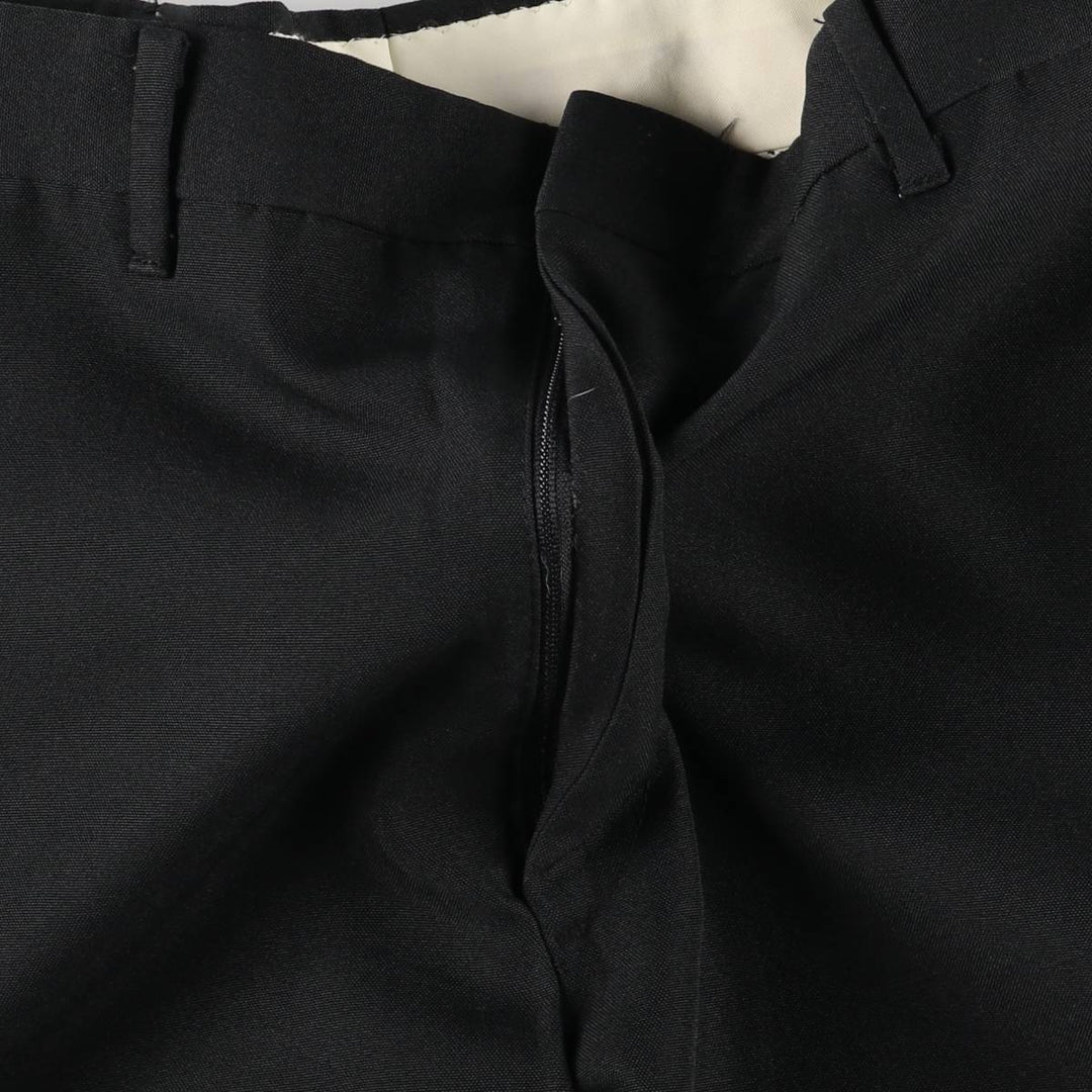 70'S BLAIR slacks pants made in USA, men's w30 equivalent, vintage unclear black type Vintage Second Hand