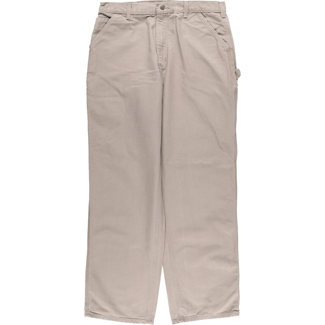 Carhartt Dungaree Fit Duck Painter Pants, Men's, W35 equivalent cotton gray type Vintage Second Hand