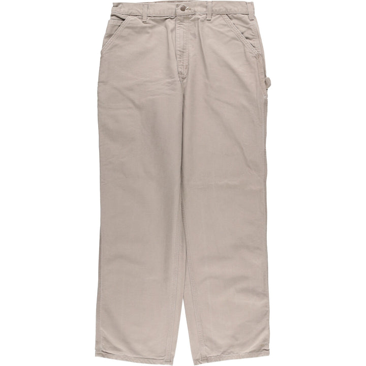Carhartt Dungaree Fit Duck Painter Pants, Men's, W35 equivalent cotton gray type Vintage Second Hand