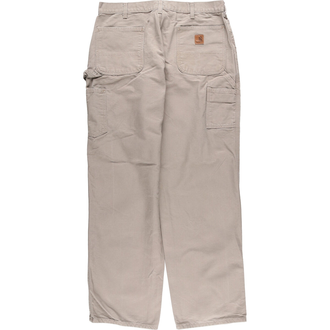 Carhartt Dungaree Fit Duck Painter Pants, Men's, W35 equivalent cotton gray type Vintage Second Hand