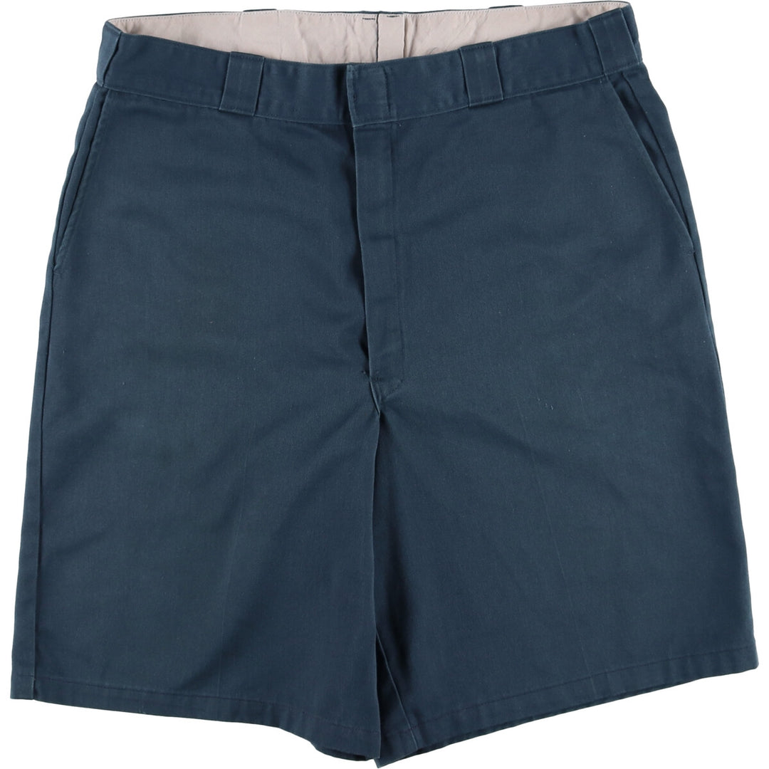 Dickies work shorts, half pants, men's, w36 equivalent, vintage unclear navy blue type Vintage Second Hand