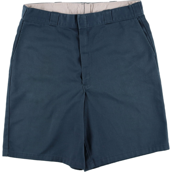 Dickies work shorts, half pants, men's, w36 equivalent, vintage unclear navy blue type Vintage Second Hand