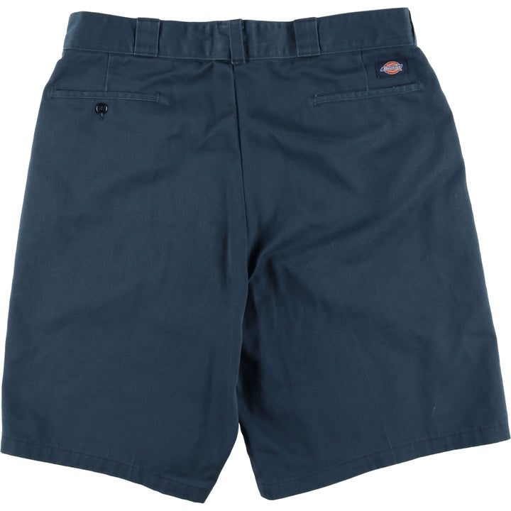 Dickies work shorts, half pants, men's, w36 equivalent, vintage unclear navy blue type Vintage Second Hand