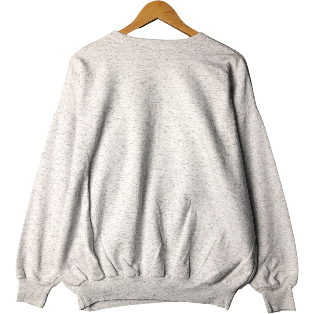 Vintage MOON LIGHT fish and animal print sweatshirt, made in Canada, size L, men's. polyester gray type Vintage Second Hand