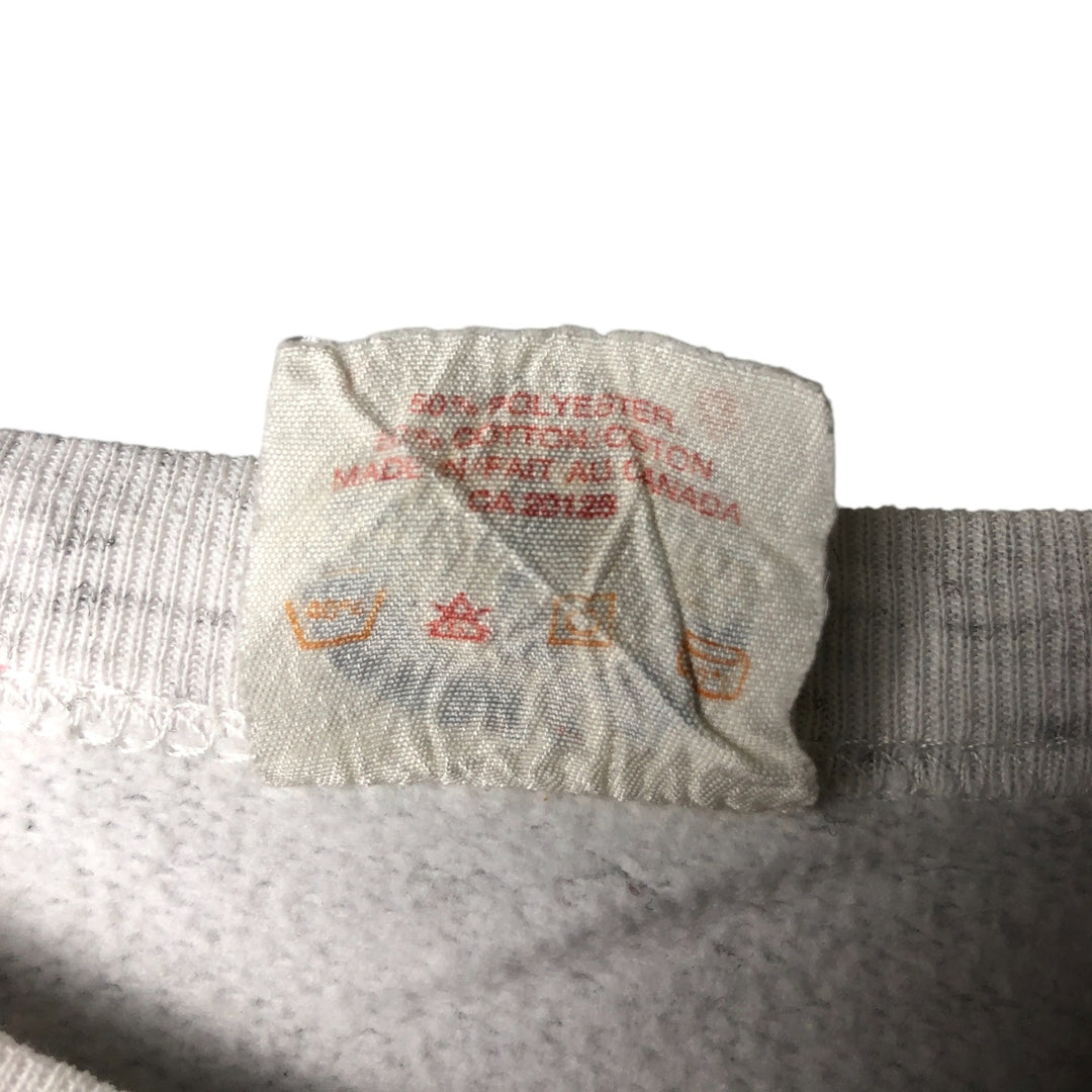 Vintage MOON LIGHT fish and animal print sweatshirt, made in Canada, size L, men's. polyester gray type Vintage Second Hand