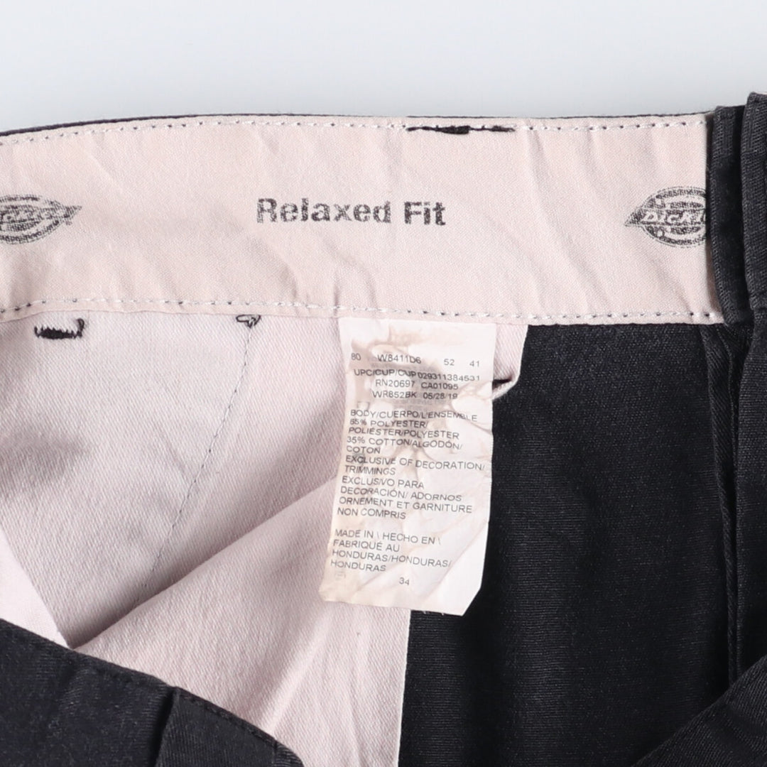 Dickies FLEX Relaxed Fit Work Shorts, Half Pants, Men's, W34 equivalent polyester black type Vintage Second Hand