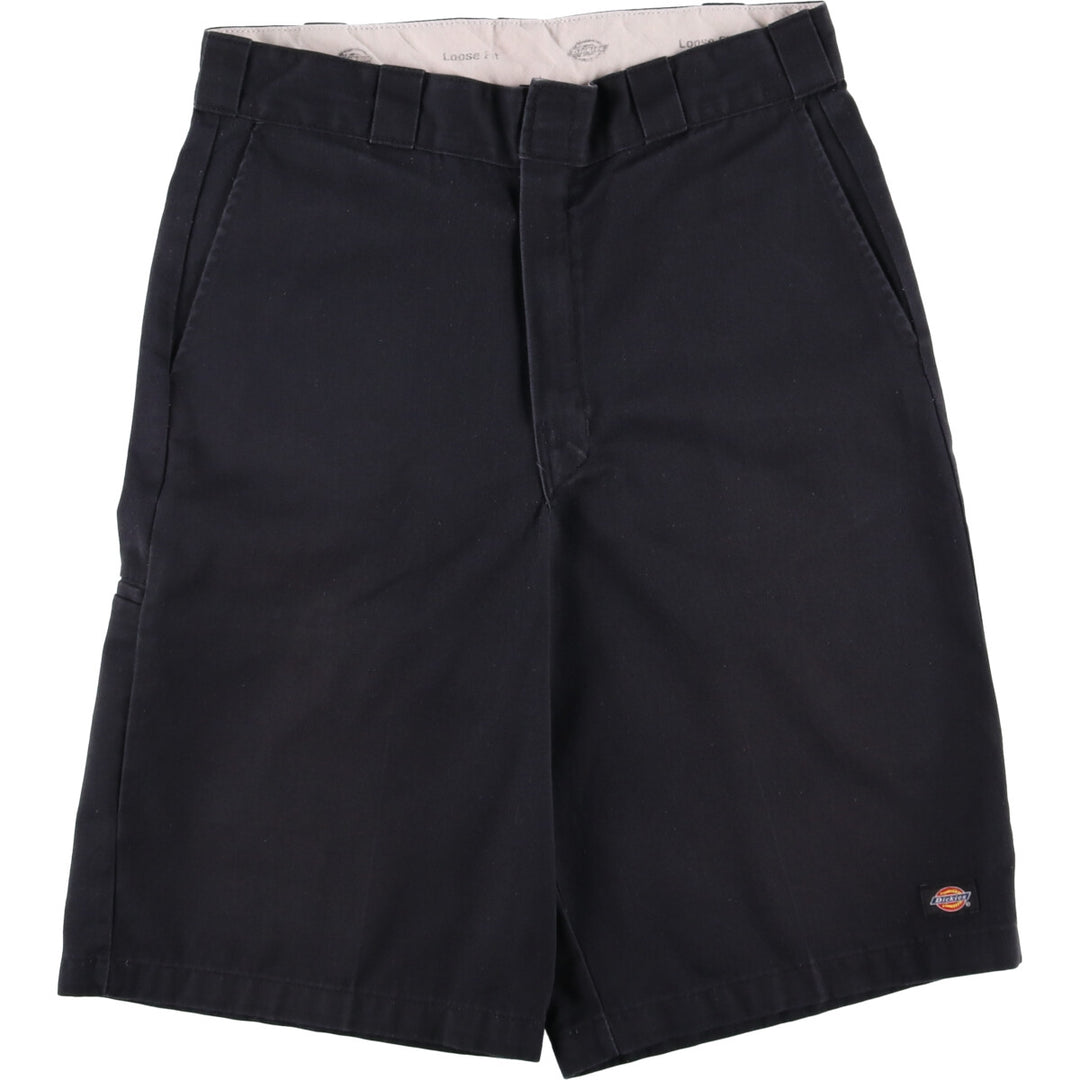 Dickies Loose Fit Work Shorts, Half Pants, Men's, W33 equivalent polyester black type Vintage Second Hand