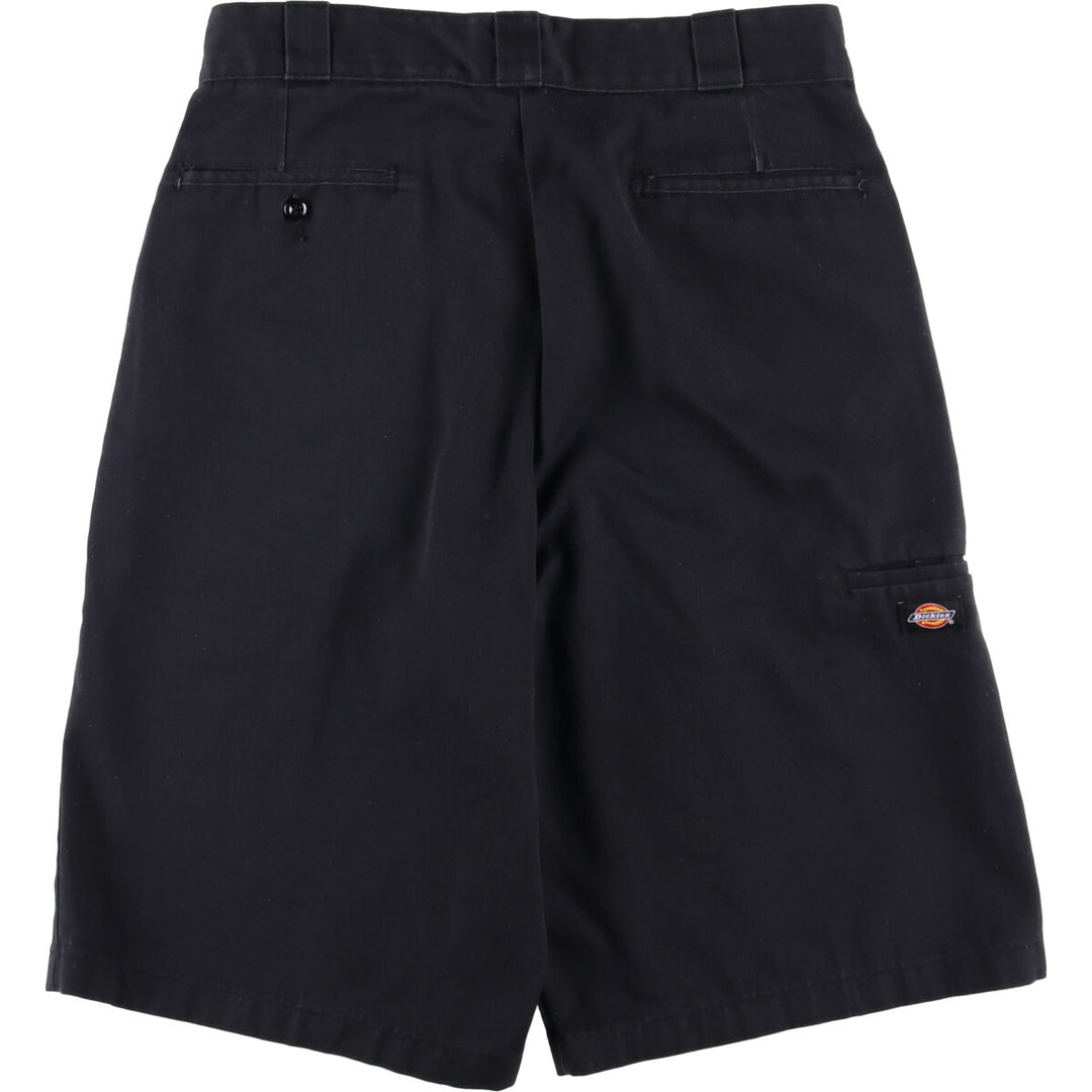 Dickies Loose Fit Work Shorts, Half Pants, Men's, W33 equivalent polyester black type Vintage Second Hand