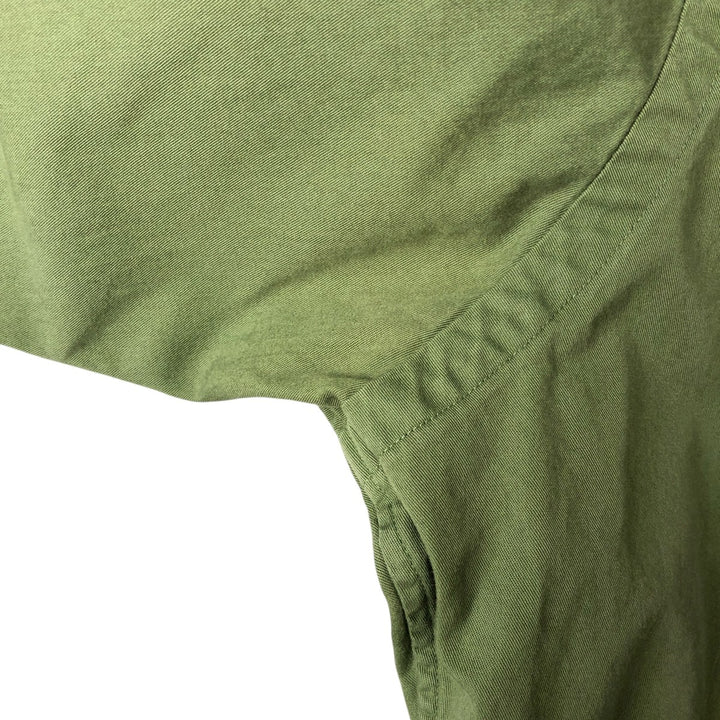Ralph Lauren long sleeve button down shirt, men's size L cotton green type Vintage Second Hand