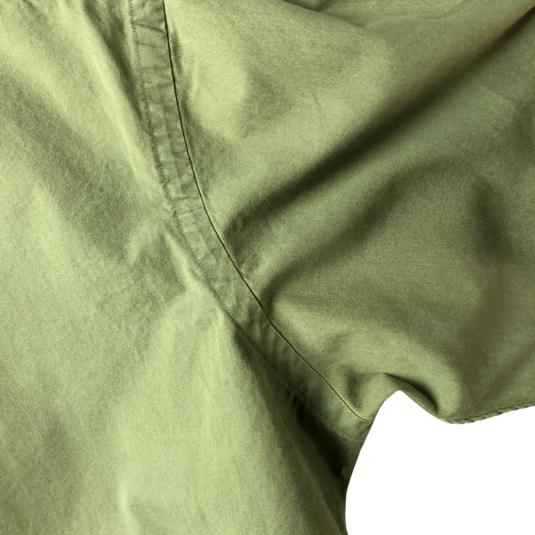 Ralph Lauren long sleeve button down shirt, men's size L cotton green type Vintage Second Hand