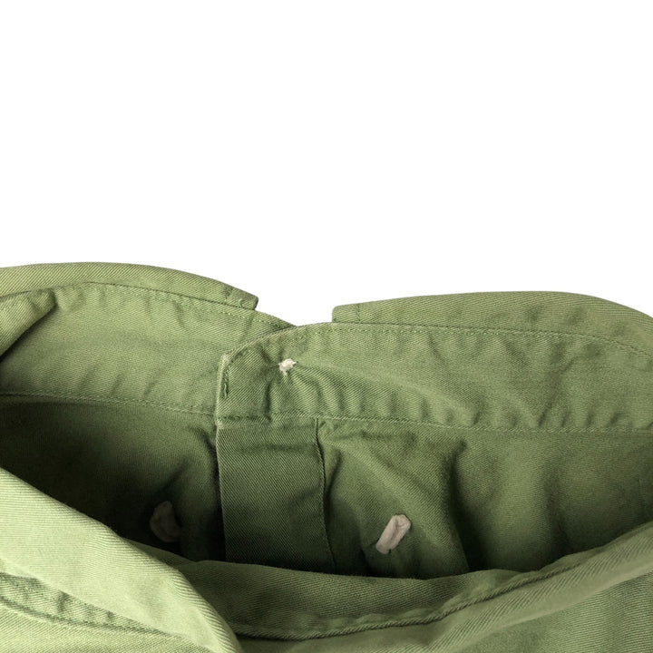 Ralph Lauren long sleeve button down shirt, men's size L cotton green type Vintage Second Hand