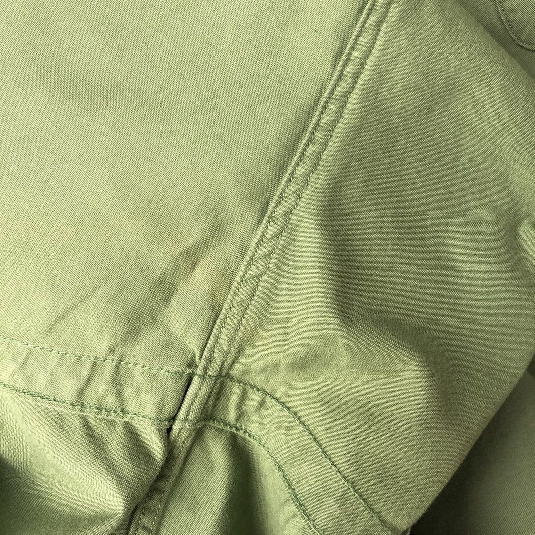 Ralph Lauren long sleeve button down shirt, men's size L cotton green type Vintage Second Hand