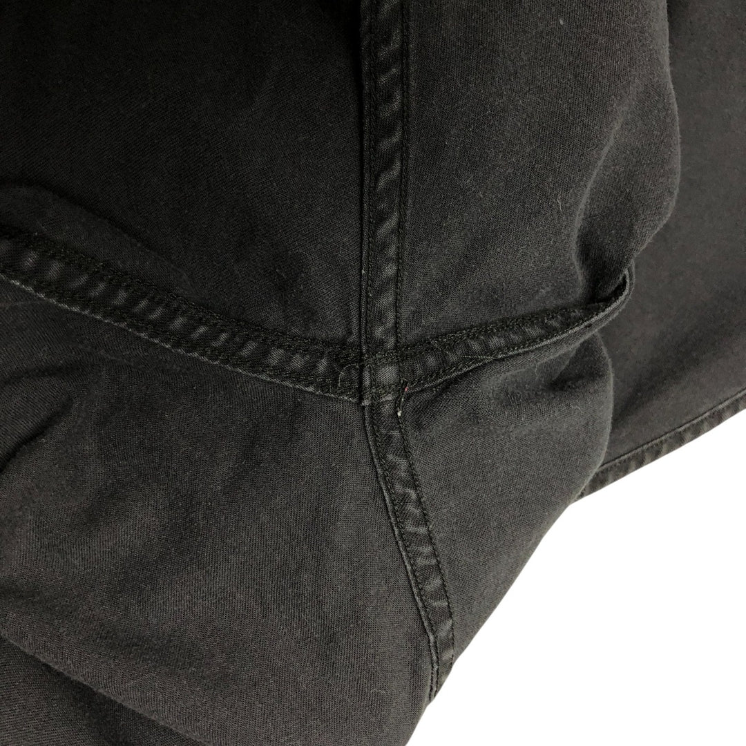 Vintage 1980'S Ralph Lauren Chaps long-sleeved button-down shirt, size L, men's cotton black type Vintage Second Hand