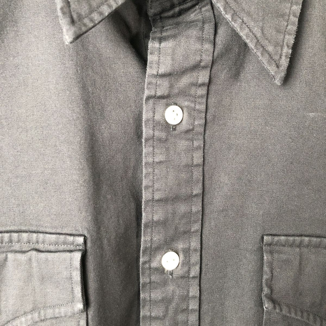90'S Ralph Lauren POLO SPORT Long Sleeve Cotton Shirt Made in USA Men's XL Vintage cotton black type Vintage Second Hand