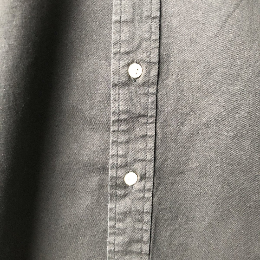 90'S Ralph Lauren POLO SPORT Long Sleeve Cotton Shirt Made in USA Men's XL Vintage cotton black type Vintage Second Hand