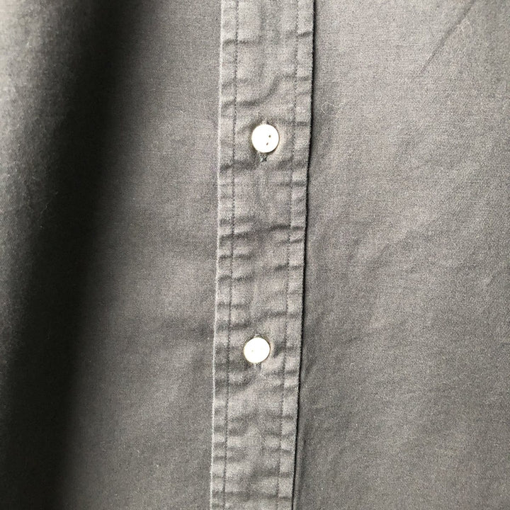 90'S Ralph Lauren POLO SPORT Long Sleeve Cotton Shirt Made in USA Men's XL Vintage cotton black type Vintage Second Hand