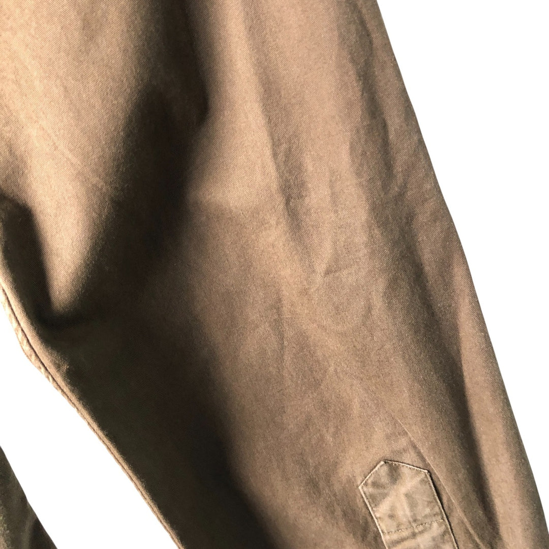 Ralph Lauren CUSTOM FIT long sleeve button down shirt, men's size L cotton brown type Vintage Second Hand