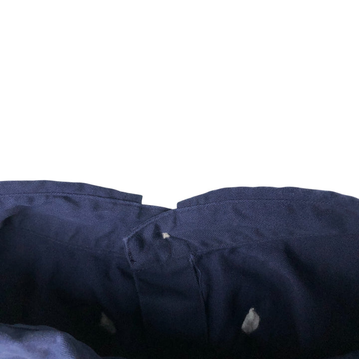 Ralph Lauren BLAKE long sleeve button down shirt, men's size L, vintage cotton navy blue type Vintage Second Hand