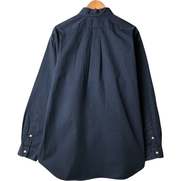 Ralph Lauren BLAKE long sleeve button down shirt, men's XL size cotton navy blue type Vintage Second Hand
