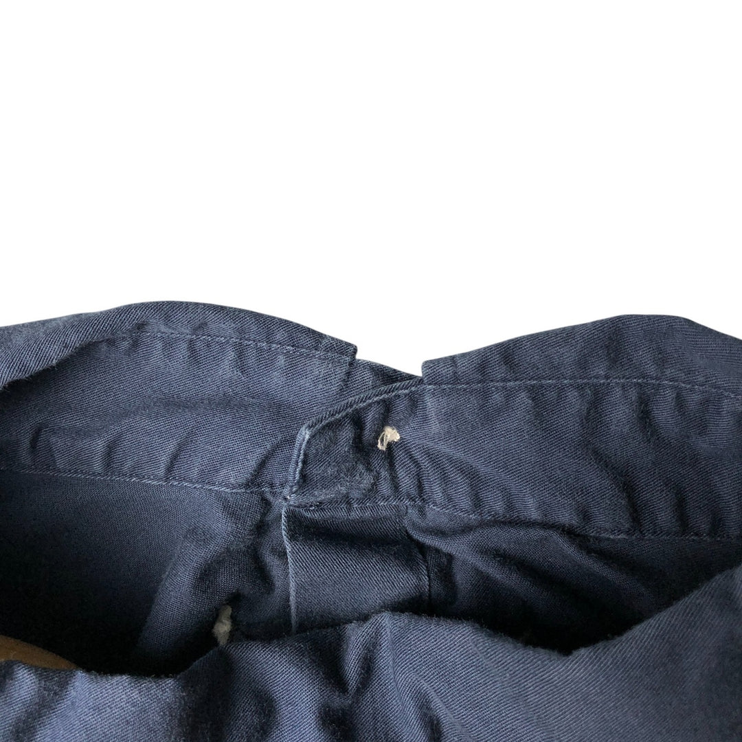 Ralph Lauren BLAKE long sleeve button down shirt, men's XL size cotton navy blue type Vintage Second Hand