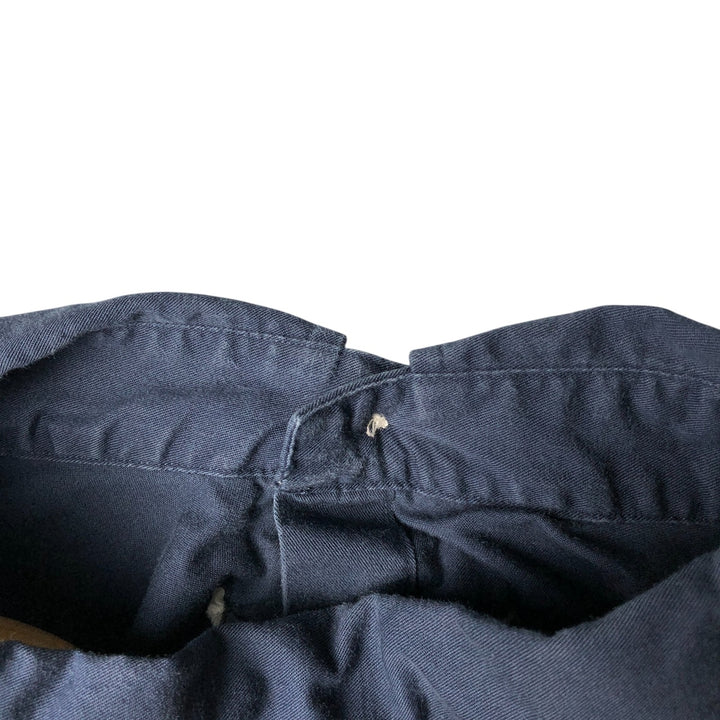 Ralph Lauren BLAKE long sleeve button down shirt, men's XL size cotton navy blue type Vintage Second Hand