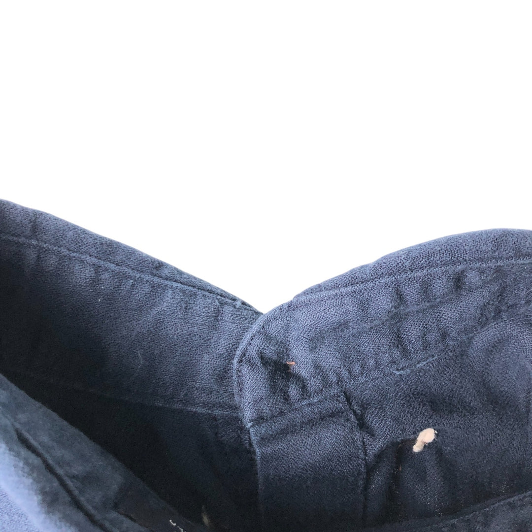 90'S Ralph Lauren CHAPS long sleeve button down shirt men's size L vintage cotton navy blue type Vintage Second Hand