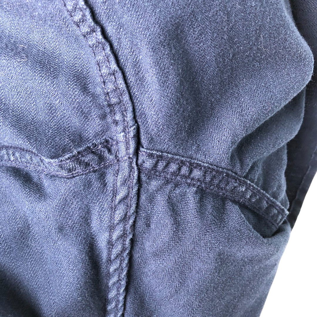 90'S Ralph Lauren CHAPS long sleeve button down shirt men's size L vintage cotton navy blue type Vintage Second Hand