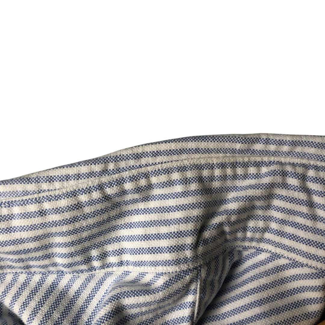 Ralph Lauren BLAKE long sleeve button down striped shirt, men's size M cotton white type Vintage Second Hand