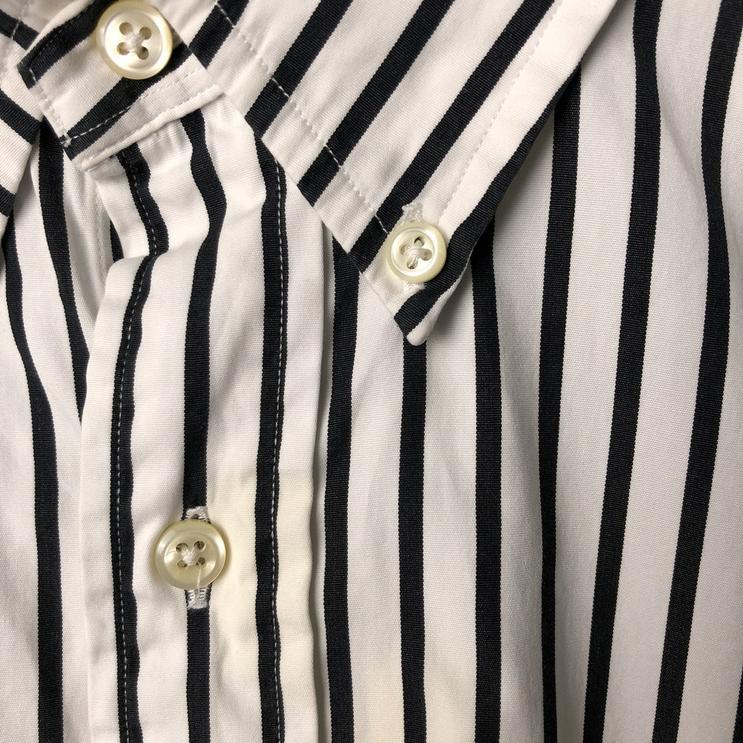 Ralph Lauren Classic Fit Long Sleeve Button Down Striped Shirt Men's XL cotton white type Vintage Second Hand