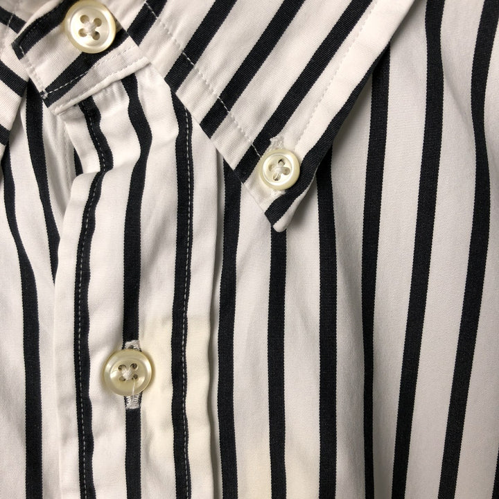 Ralph Lauren Classic Fit Long Sleeve Button Down Striped Shirt Men's XL cotton white type Vintage Second Hand