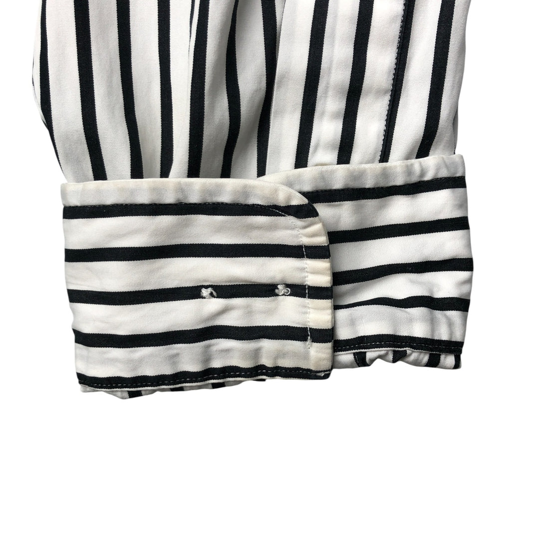 Ralph Lauren Classic Fit Long Sleeve Button Down Striped Shirt Men's XL cotton white type Vintage Second Hand