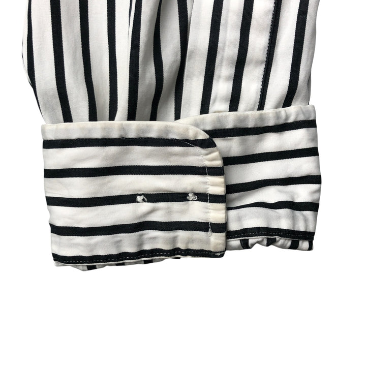 Ralph Lauren Classic Fit Long Sleeve Button Down Striped Shirt Men's XL cotton white type Vintage Second Hand