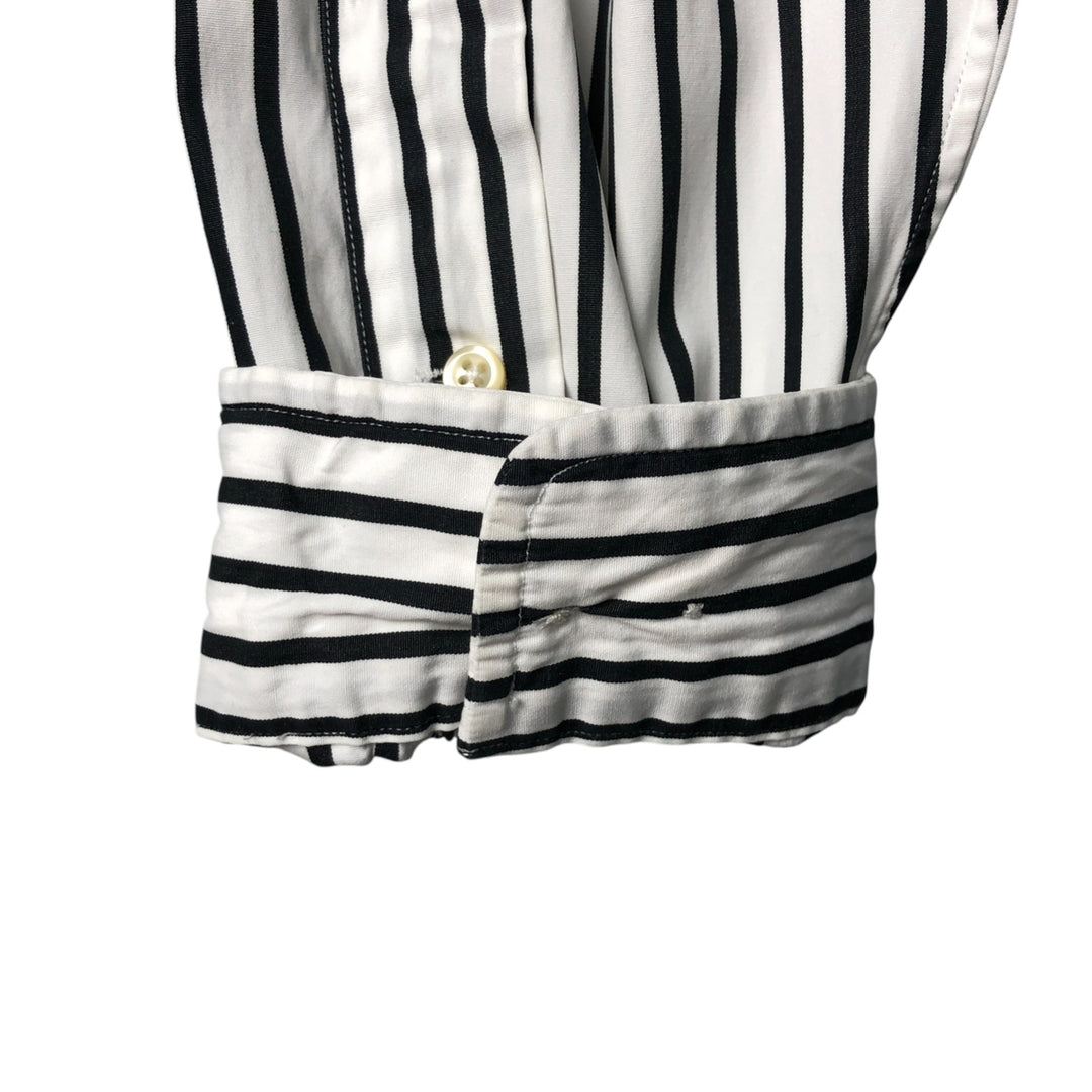 Ralph Lauren Classic Fit Long Sleeve Button Down Striped Shirt Men's XL cotton white type Vintage Second Hand