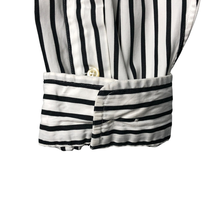 Ralph Lauren Classic Fit Long Sleeve Button Down Striped Shirt Men's XL cotton white type Vintage Second Hand