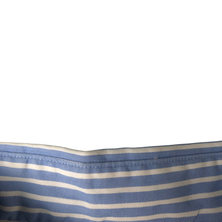 Ralph Lauren Classic Fit Long Sleeve Button Down Striped Shirt Men's XL cotton Blue type light blue Vintage Second Hand