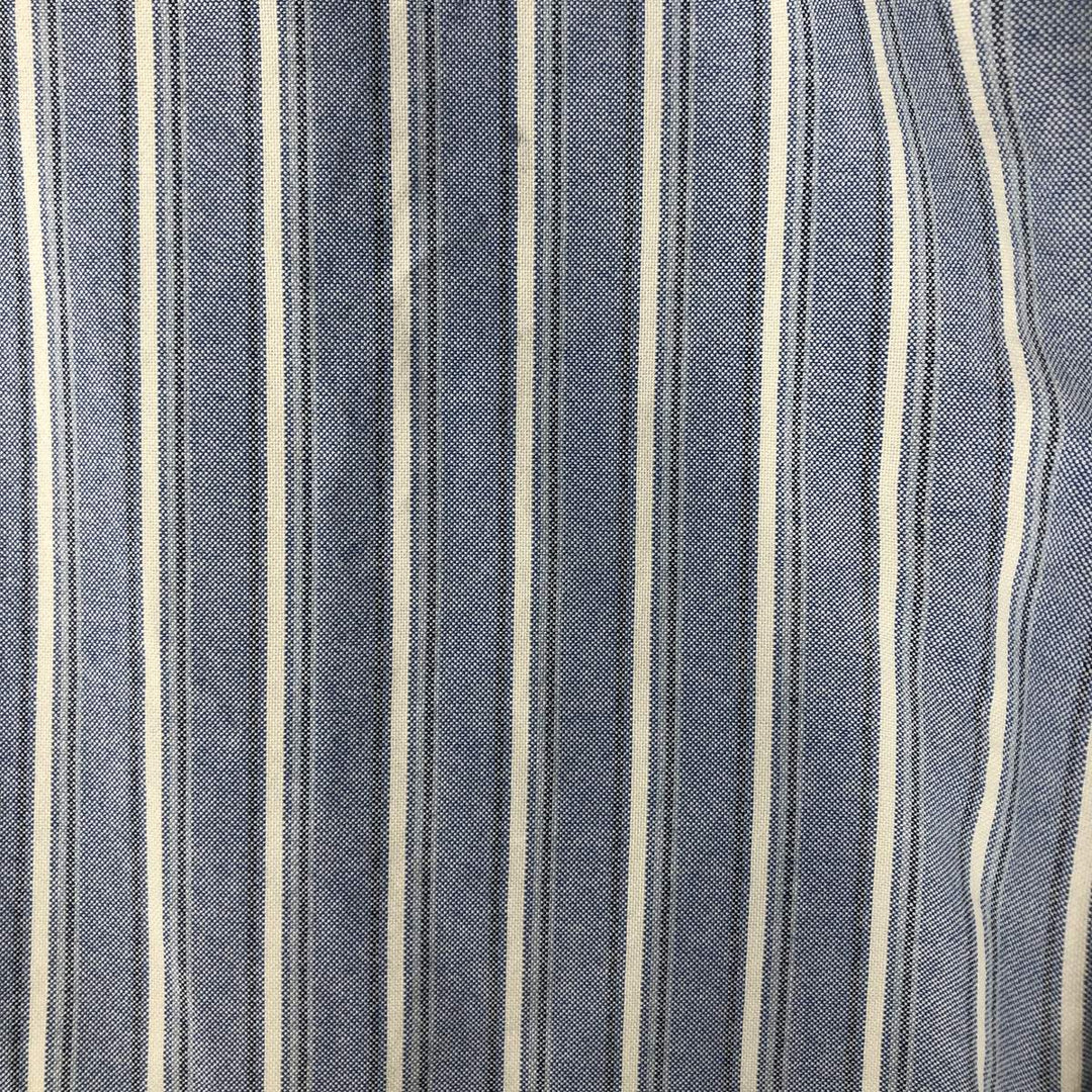 Ralph Lauren Classic Fit Long Sleeve Button Down Striped Shirt, Men's Size L cotton white type Vintage Second Hand