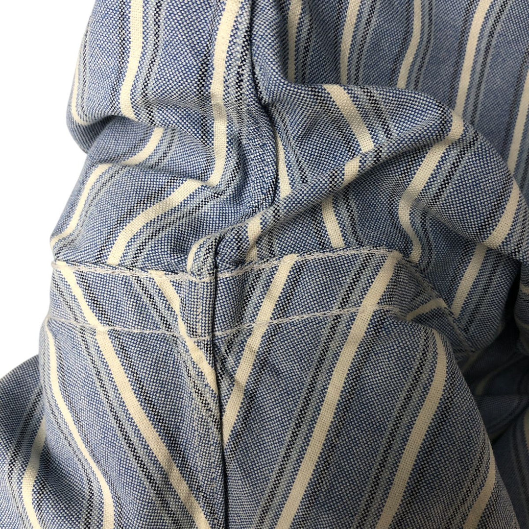 Ralph Lauren Classic Fit Long Sleeve Button Down Striped Shirt, Men's Size L cotton white type Vintage Second Hand