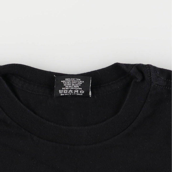 Stussy Fire Pattern Surf Skate T-Shirt, Men's Size Small cotton black type Vintage Second Hand