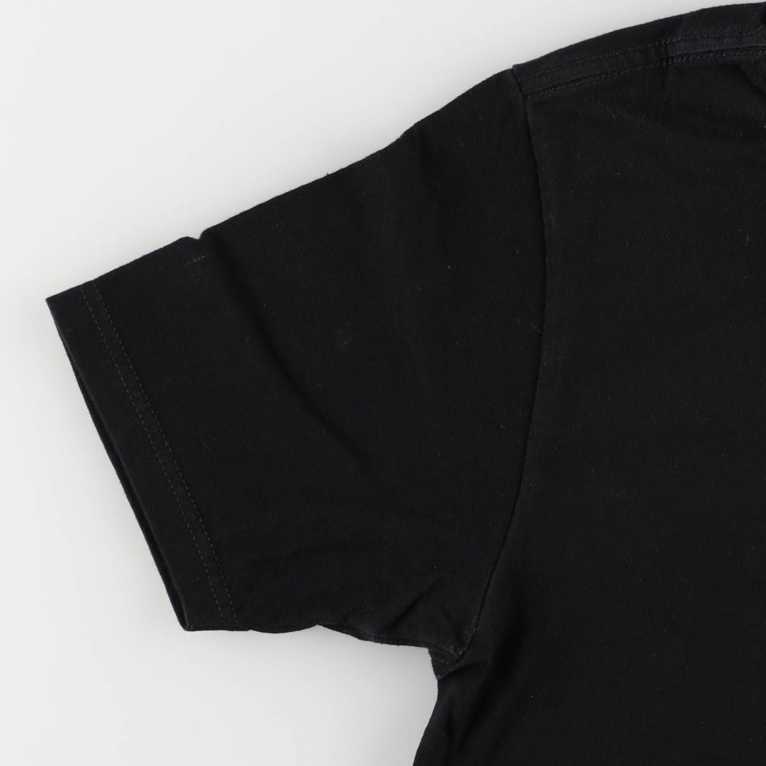 Stussy Fire Pattern Surf Skate T-Shirt, Men's Size Small cotton black type Vintage Second Hand